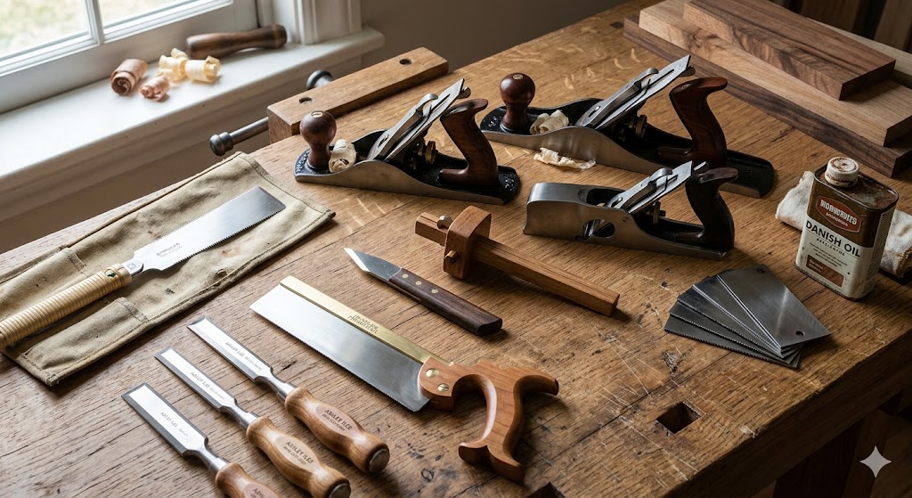 Tools laid out